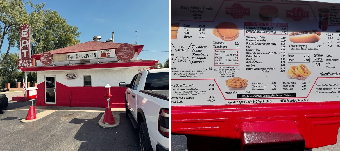 Maid-Rite Menu
