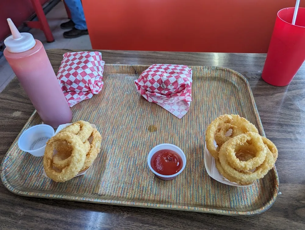 Cheese-Rite with Onion Rings